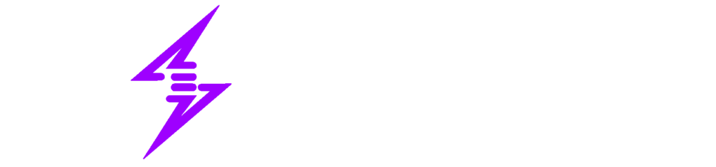 zevolt logo blanc et violet