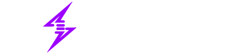 zevolt logo blanc et violet
